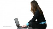 Girl-Sitting-Computer-Laptop