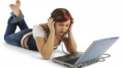 girl headphones